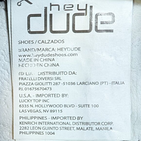 Hey Dude Wendy L Slip-On Shoes in Black - Size 8 - Picture 8 of 16